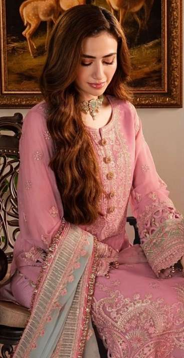 D No -579 Semi Stitched Anamsa